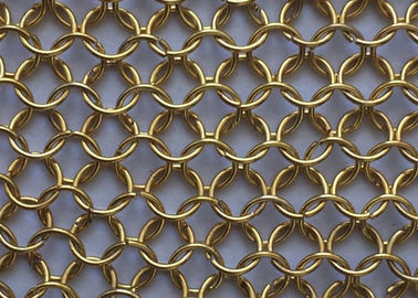 Maille en laiton durable d'anneau en métal diamètre de fil de 0,7 - 3 millimètres de haute résistance