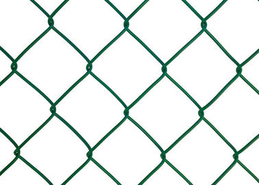 Maille enduite en plastique de barrière de maillon de chaîne/clôture résistante de maillon de chaîne