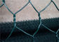 Cage enduite hexagonale de pierre de Gabion de maille de PVC tordue par double de fil d'acier