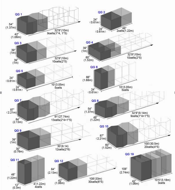Système de barrière de bastion défensif au fil de fer galvanisé 3,0 mm 50x50 mm 1