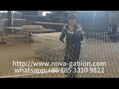 Fabrication de treillis en gabions - Marge de la poignée à main