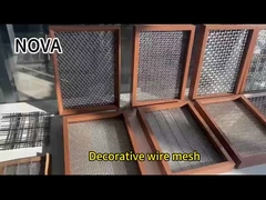 Laiton de haute résistance décoratif de tissu de fil de preuve durable de rouille