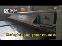 Maillage tissé en gabion revêtu en PVC - Réseau de cage en pierre hexagonale durable pour lutter contre l'érosion