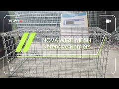 Murs de maillage soudés galvanisés de qualité militaire pour la sécurité du périmètre