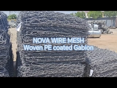 Gabion tissé de qualité marine - Galvanisé + PVC pour structures offshore