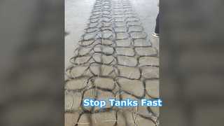 Filet de barrière robuste et rapide Stop Tanks