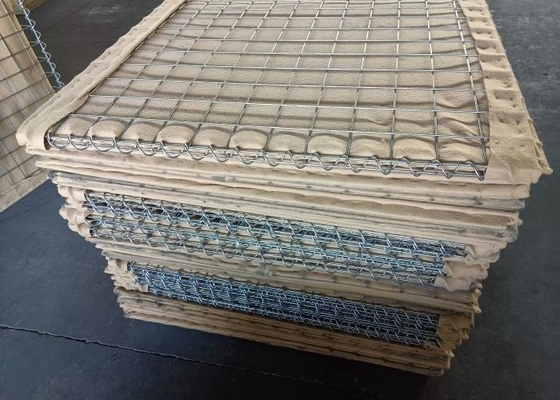 Barrières défensives économiques itaires Distance en spirale 4 mm Sable rempli
