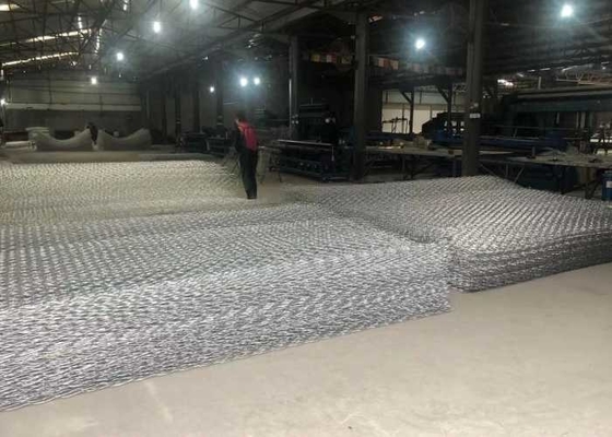 Le PVC a enduit  Gabion Mattress Slope Protection écologique