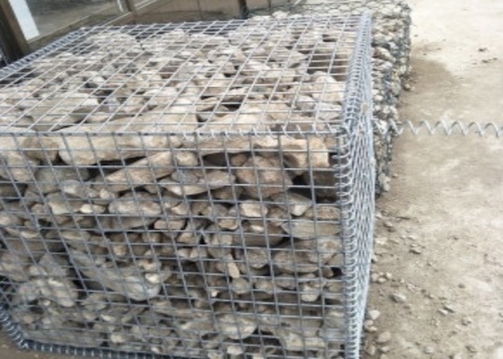 Les paniers écologiques de Gabion de mur de soutènement ont galvanisé les panneaux soudés de fil d'acier