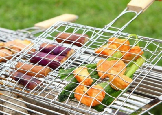 Acier inoxydable adapté aux besoins du client de la maille 316 résistants de gril de barbecue