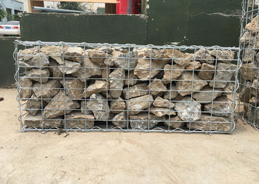 Galfan a enduit la couleur argentée de conceptions intérieures de Gabion de panneaux de grillage de Gabion