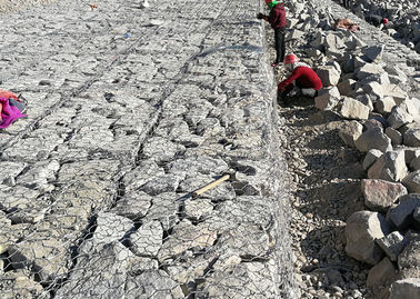 Grillage hexagonal de Gabion, matelas de 60 * 80 limètres Gabion pour la protection d'érosion