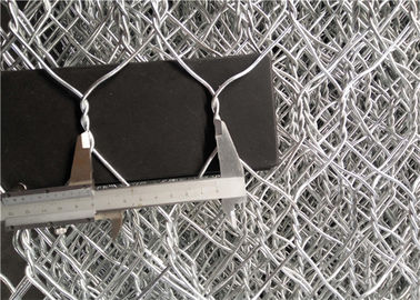 Grillage hexagonal galvanisé de paniers de Gabion en métal d'immersion chaude pour la protection d'érosion du sol