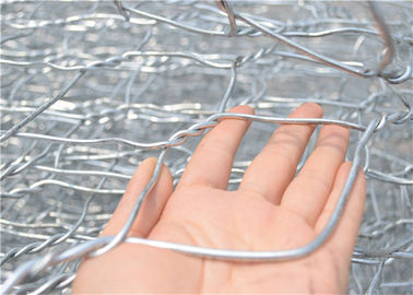 Grillage hexagonal de Gabion tordu par double enduit de boîte de Gabion de zinc