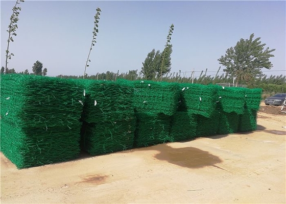 Le PVC a enduit la protection galvanisée lourde de remblai de paniers de Gabion en métal