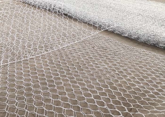 boîte tissée de stabilité de berge de paniers de gabion en métal de 3x1x0.5m 80x100mm