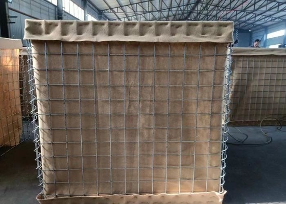 Sécurisé et aménagement paysager facilement soudé Boîte de gabions barrières itaires défensives 76,2 x 76,2 mm 4,0 mm