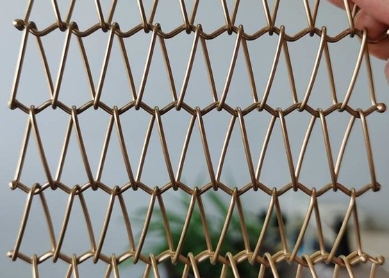Modern Decorative Wire Mesh Metal Fabric for Architectural Wall and Ceiling Decor