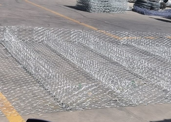 La roche de paysage d'EN10223  Gabion Mattress ASTM975 met en cage le zinc lourd enduit