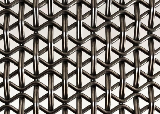 Antiquité sertie par replis murs décoratifs en laiton de Mesh For Buildings Facades And de fil de 4m x de 30m