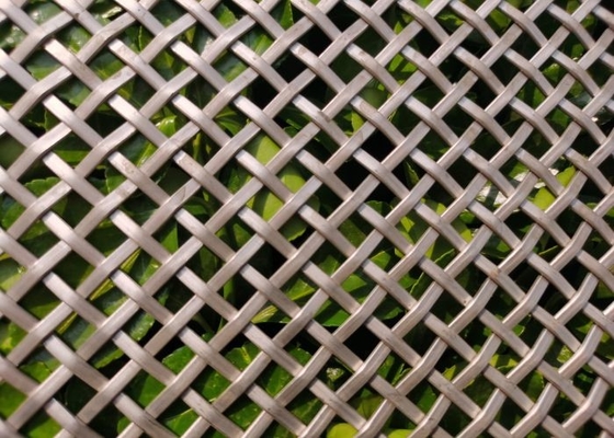 Métal décoratif tissé Mesh Screen For Restaurant Decoration de solides solubles 316