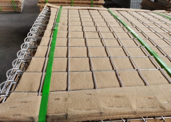 barrières de forte intensité de 1mx2m Clashproof Gabion utilisées pour les fortifications itaires