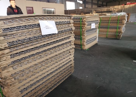 barrières de forte intensité de 1mx2m Clashproof Gabion utilisées pour les fortifications itaires
