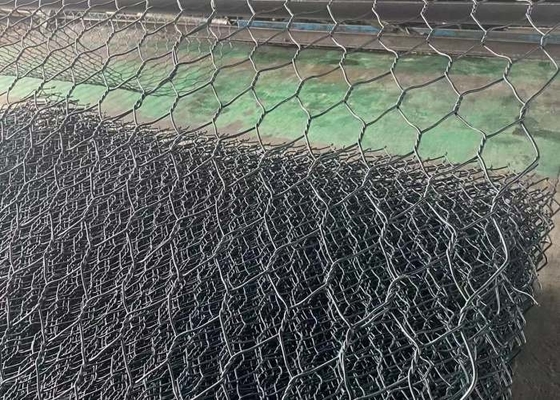 Le PVC 60mmx80mm vert écologique a enduit le fil Mesh For Slope Paving de Gabion