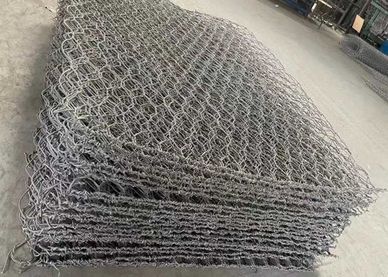 Fil d'acier galvanisé 1m-6m paniers hexagonaux en gabion pour la protection des ponts d'eau et de sol