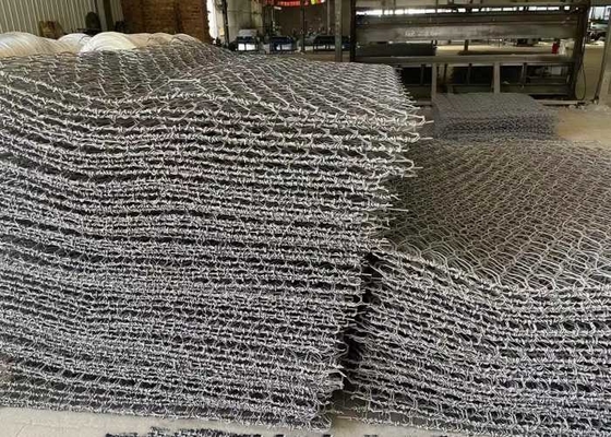 Matraces en gabion revêtus de PVC pour stabiliser le sol