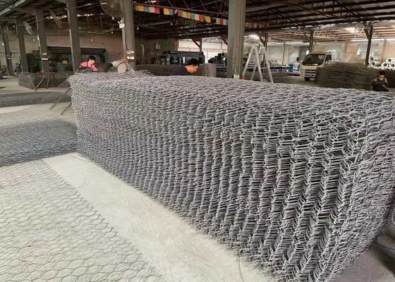 Le PVC a enduit le projet de garde de l'eau du jardin 2x1x1m  Gabion Mattress Baskets For