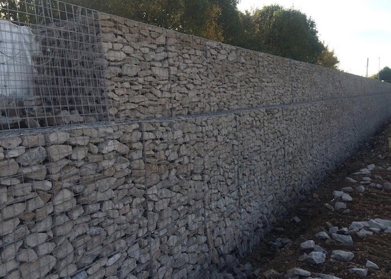 Anti rouille galvanisé Gabions de maillage soudé pour la protection de pente
