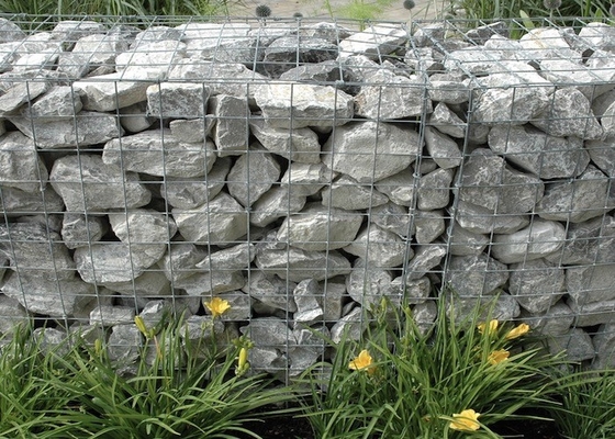Gabions résistants de maillage de soudure d'Eco Friendy avec le revêtement de PVC
