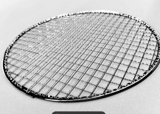 Gril antiadhésif Mesh For Outside Party de barbecue de 316 solides solubles