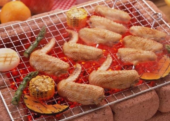 Gril Mesh Rectangular de barbecue d'acier inoxydable du poids léger 304
