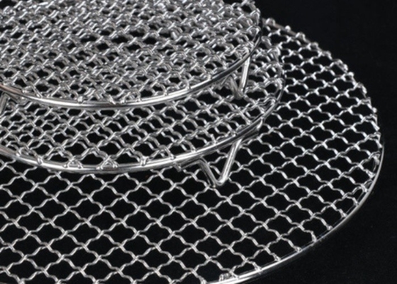 Acier inoxydable de Mesh High Heat Resistance Round 304 légers de gril de barbecue