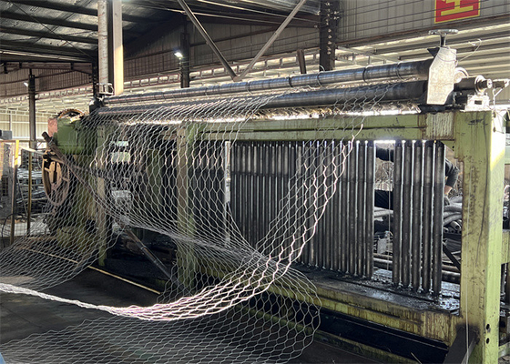 1m-2m largeur boîte en gabion galvanisé 80x100mm taille de la maille