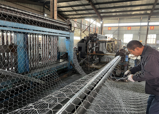 50mm X 50mm Gabion fil de maillage de contrôle et de guidage de l'eau ou des inondations