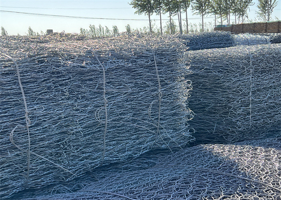 50mm X 50mm Gabion fil de maillage de contrôle et de guidage de l'eau ou des inondations