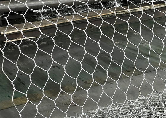 Boîtes en gabion en treillis métallique hexagonal en acier galvanisé revêtu en PVC avec des tailles de cage personnalisables