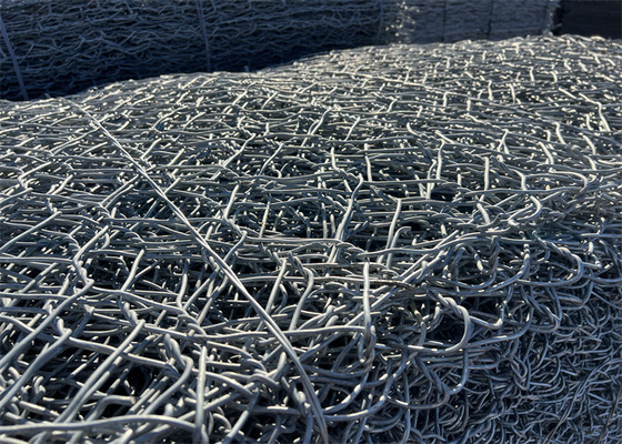 1x1x1m Faisceau de fil de gabion épaisseur de revêtement en PVC 0,2-1 mm