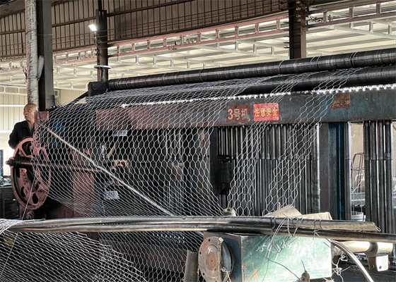 Contrôle des inondations 3,2 mm Gabion Mesh Cage Pour les sacs de pierre boîtes de gabion rivière remplissage sacs de gabion
