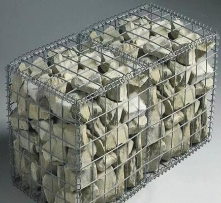 Économique maillage hexagonal soudé paniers en gabion pour murs de soutènement cage de maillage soudé