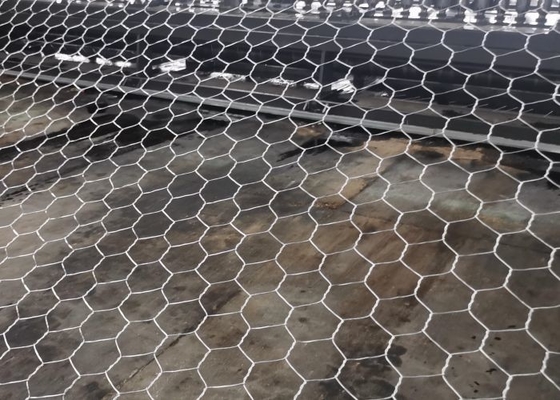 Contrôle des inondations 3,2 mm Gabion Mesh Cage Pour les sacs de pierre boîtes de gabion rivière remplissage sacs de gabion