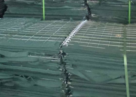 Barrières de sable itaires lourdes avec fil métallique de 4,0 mm revêtu de galfan et épingles de jointure de finition comprises