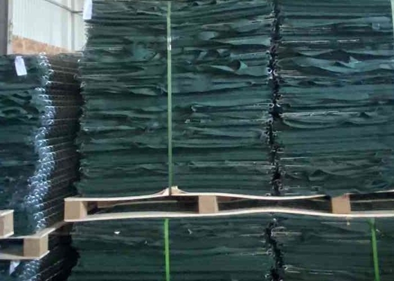 5.0mm filet de fil en acier enduit de zinc panneau de fil barrière itaire pour des solutions de sécurité temporaires