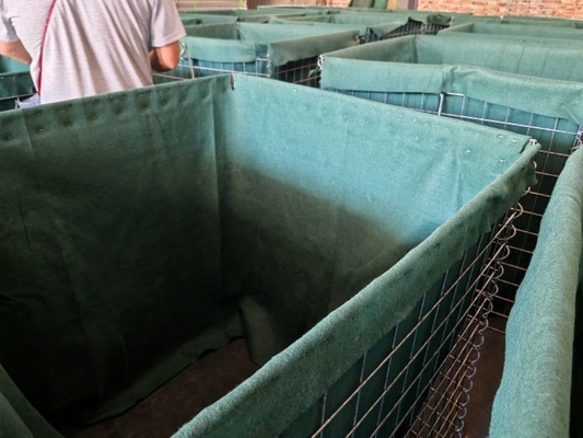 Barrières  économiques itaires avec des distances en spirale personnalisables et un revêtement en tissu lourd