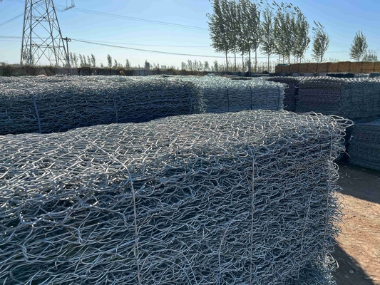 Cages en pierre Galfan, en tissu économique, diamètre de fil de 2,2 mm