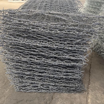 Gabions en acier galvanisé 1m x 1m x 1m pour la protection côtière