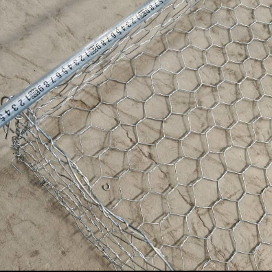 Grillage en fil d'acier galvanisé pour gabions 60x80mm pour le contrôle de l'érosion et les murs de soutènement